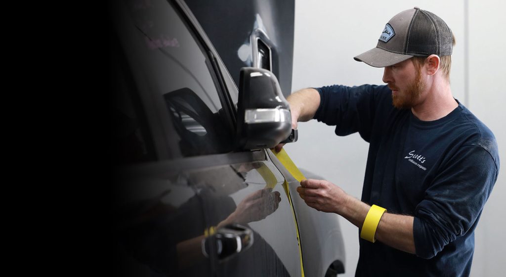Paint repair at Scott's Collision Center